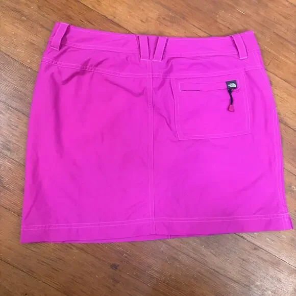 The North Face Fuchsia Mini Skirt Shorts Mountain Cazh Hiking Gorpcore 8 - Picture 4 of 7